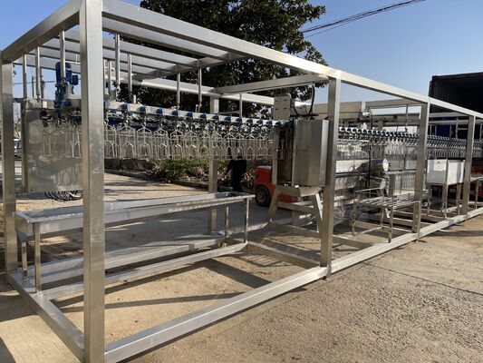 হালাল শ্রম সাশ্রয়ী ছোট মুরগির হত্যার ব্যবস্থা কম শ্রমিকের প্রয়োজন সিই সার্টিফিকেশন স্যুট সহ